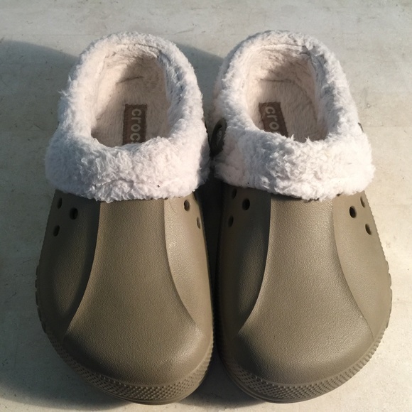 sherpa lined crocs